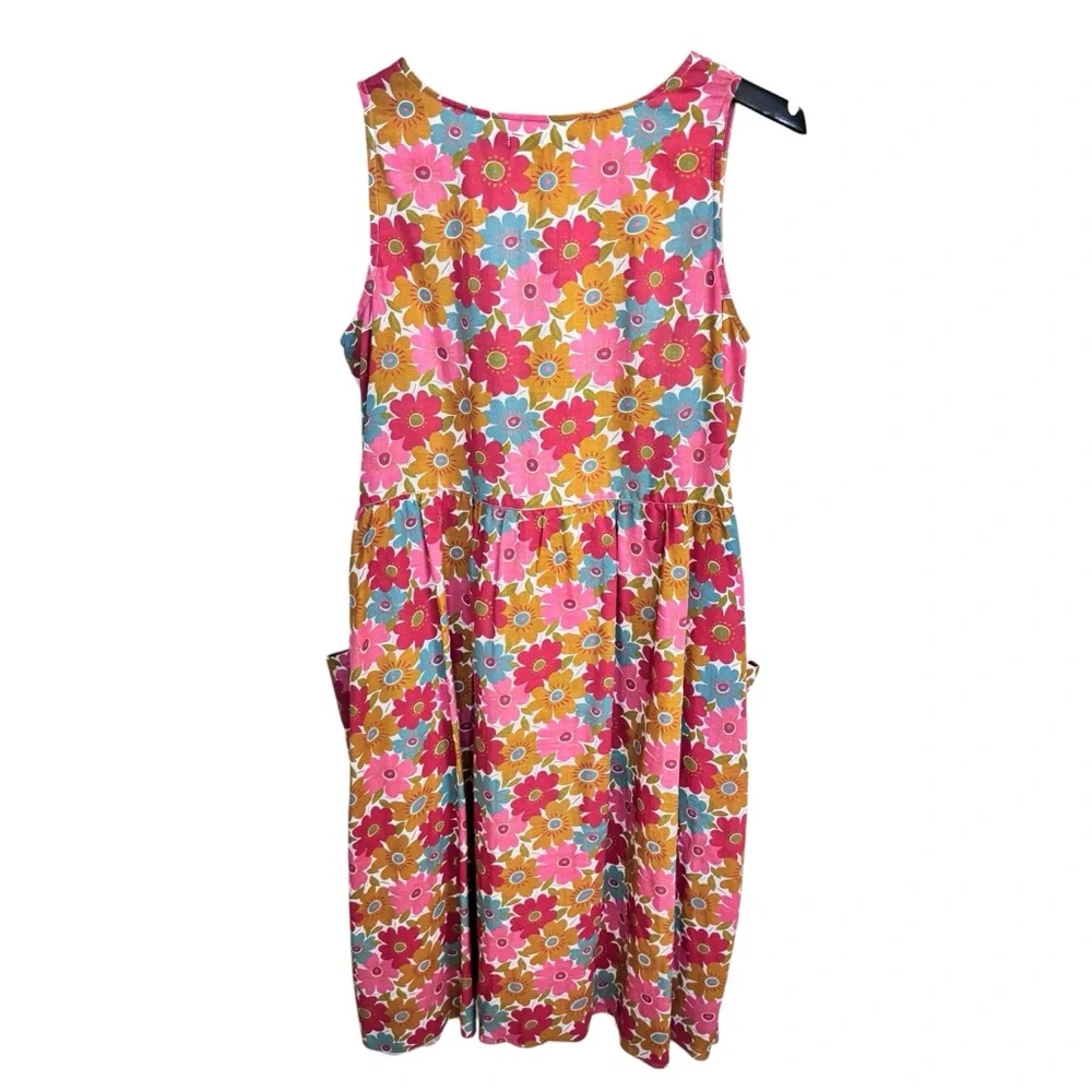 Gudrun Sjoden Floral Dress women’s boho peasant lagenlook Sz S